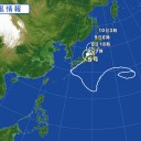 【 台風 】⇒【 フクイチ直撃】コース…。／【ウルトラスーパーセル大発生中ｷﾀ━━(ﾟдﾟ；)))━━!!】　（未JUMP）