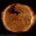 【 太陽風 直撃か？】／数日後…お盆明けに影響でるのかな？