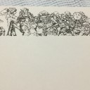 うぅ〜ん、やっぱり墨で描くと時間がかかりますねぇ