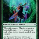 緑青黒魚の可能性《Vineshaper Mystic》