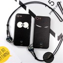 パロディー風のネックストラップ付きのフェンディブランドiphone8/X/テンケース！