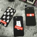 おしゃれを演出スヌーピー supreme iPhoneX/8/iPhone7ケース