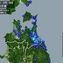 この３０日間に九州で起こってる地震の数が1631回です。