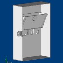 キーボックスの３Ｄ図面