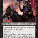 ストーリーではあっさり昇天したのに強い《Josu Vess, Lich Knight》