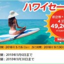 「大絶賛のハワイクーポン情報！！」今度はSavings.co.jpでハワイへ旅行イベントが多い、お得に準備！