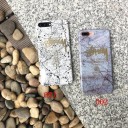 おしゃれ stussy iphonex iphone7/8 plus ケース ジャケット 大理石柄