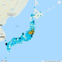 【 避難勧告 福島県 】／【 関東 周辺 警戒 】です。／【 ヤマメ １４０ Bq 】。　（未しん）