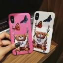 個性 モスキーノ iphone x/8 plusケース ブランド アイフォン テンケース可愛い