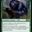 ２マナ軽くなる中型の殴れるクマー‼