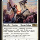 民衆期待の星的なトークン生成《Lena, Selfless Champion》