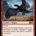 赤のドラゴン《Demanding Dragon》