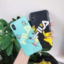 超可愛い！ピカチュウ ゼニガメ iPhoneX ケース フィラ ルイヴィトン iphone8/7 plusケース レディース愛用 ストラップ付き