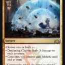 どちらも使える赤白スペル《Deafening Clarion》
