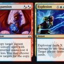 ミラーリ予想のモード３からの　メインで2倍詠唱をExpansionでコピーしてからの、軽減魔術師の稲妻