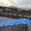 工場スレート屋根の応急修理