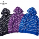 超高機能バレンシアガ パーカー コピーBALENCIAGAプルオーバーカジュアルロゴプリントカジュアルトップス全3色 激安