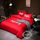 ヴィトン シュプリーム 寝具 LV Supreme 布団カバーセット 4点 欧米風