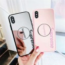 シュプリーム iphone xrケース supreme galaxy s10eケース ブランド xperia Aceケース ブラケット付き