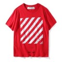 爆買い新作登場Off-Whiteオフホワイトコピー人気　Ｔシャツ　クルーネック半袖Tシャツ　ｔシャツ通販品　ブラック　ホワイト　赤色
