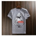 存在感を発揮する春夏お買い得大人気SUPREMEシュプリーム tシャツ 永遠のハリウッドスター マリリンモンロー プリント アメリカン 3色可選 コピー