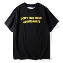 春夏新作入荷格安OFF-WHITEオフホワイト コピー 激安Don’t Talk To Me ＴシャツOWAA010F161851261060半袖ブラック