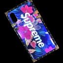 iPhone8 8PLUS ケース アイフォン7/6s plus Supreme鏡面 シャネル風
