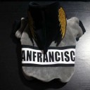 天気が寒くになりますドッグ表裏兼用つなぎ秋冬加絨厚い防寒服売り中
