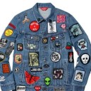 Supreme 2018年春夏 Patches Denim Trucker Jacket デニムジャケット ブルー
