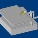 プチプチの気泡を潰す治具