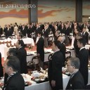 モーニングにシルバーのネクタイ