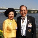ワチラロンコン国王の戴冠を祝う王室御座船による水上パレード