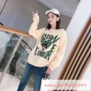 防寒性に優れるブランドパロディトレーナー！オシャレで女子に大人気！
