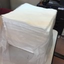 新環境触媒「クリーンフィックス」の塗布作業