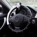シャネル風 ハンドルカバー  自動車 CHANEL隙間クッション シートコンソール 革 おしゃれ