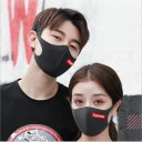 ブランド supreme ヴィトン 3D立体マスク 黒 韓国アイドル芸能人愛用立体マスク