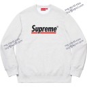 定番無地パーカー シュプリームコピー Supreme 20SS Undline Crewneck 下線Logoプルオーバーパーカー 多色可選 SUPREME偽物ブランド