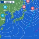 寒波のピークを迎えている日本列島は／　？？【　不明瞭となります　】？？　／　今年最初の「台風1号」です。