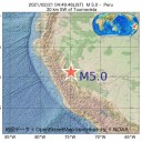 ★【 Ｍ ５ 級 】（多々乱発）★／高速太陽風が到来し、500km/秒に達しています。
