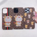 GUCCI 牛ドラえもん コラボ iPhone12プロケース 斜めがけ シャネル iPhone12pro maxケース