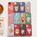 ブランド柄 個性アニメ風 iphone12保護ケース新発売!!