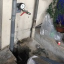 蛇口２個付き水道栓