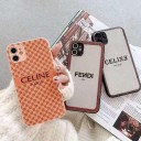 ブランド ロゴ付き iphone12ケース カジュアル 全面保護