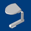 便座の足踏み式開閉治具
