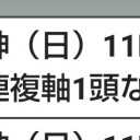 今日の宝塚記念の結果