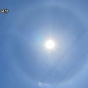 太陽風の速度が500km/秒に高まっています。