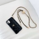 アイフォン 12 mini TPU カバー Chanel iPhone 12pro max シャネル 携帯ケース 首掛け