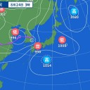 台風12号（オーマイス）は九州の西を北上／【 広い範囲で30℃以上の真夏日 】