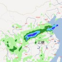 【 三峡ダム 】 武漢を守るため流出減 ／前線が長江流域に伸びています。