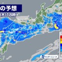 【 時間 ３０㎜ 超の激しい雨 】（岐阜）